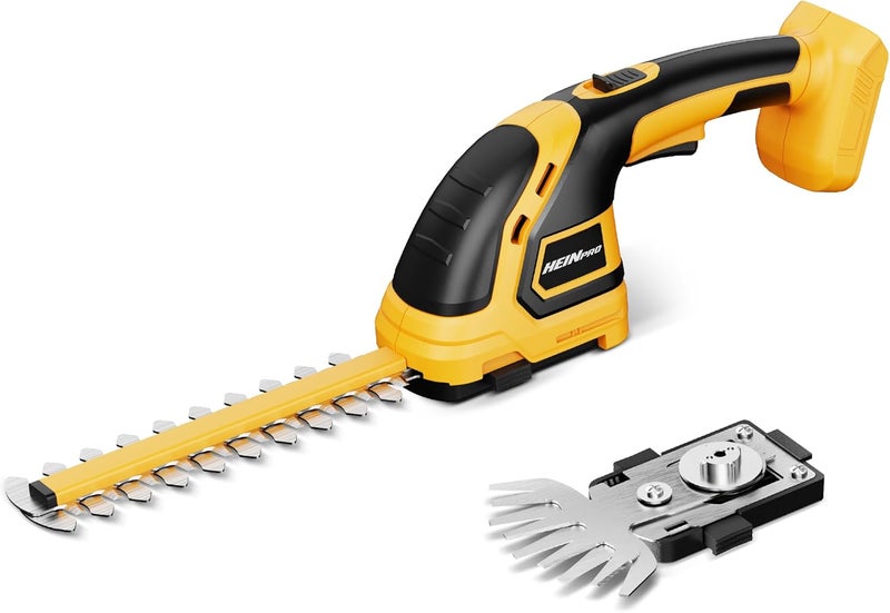 HEINPRO Hedge Trimmer Cordless Compatible with DEWALT 20V MAX Battery (No Battery), Electric Hedge Trimmer Cordless Grass Trimmer, Bush Trimmer Grass Shears Handheld for Yard, Garden, Lawn - Image 1